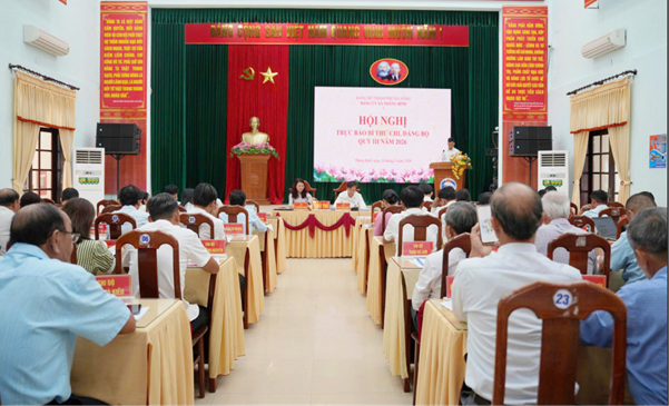 Thăng Bình tổ chức trực báo Bí thư chi, đảng bộ quý III/2026