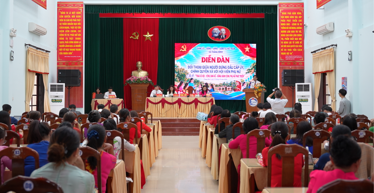 Thăng Bình tổ chức diễn đàn đối thoại với cán bộ, hội viên, phụ nữ